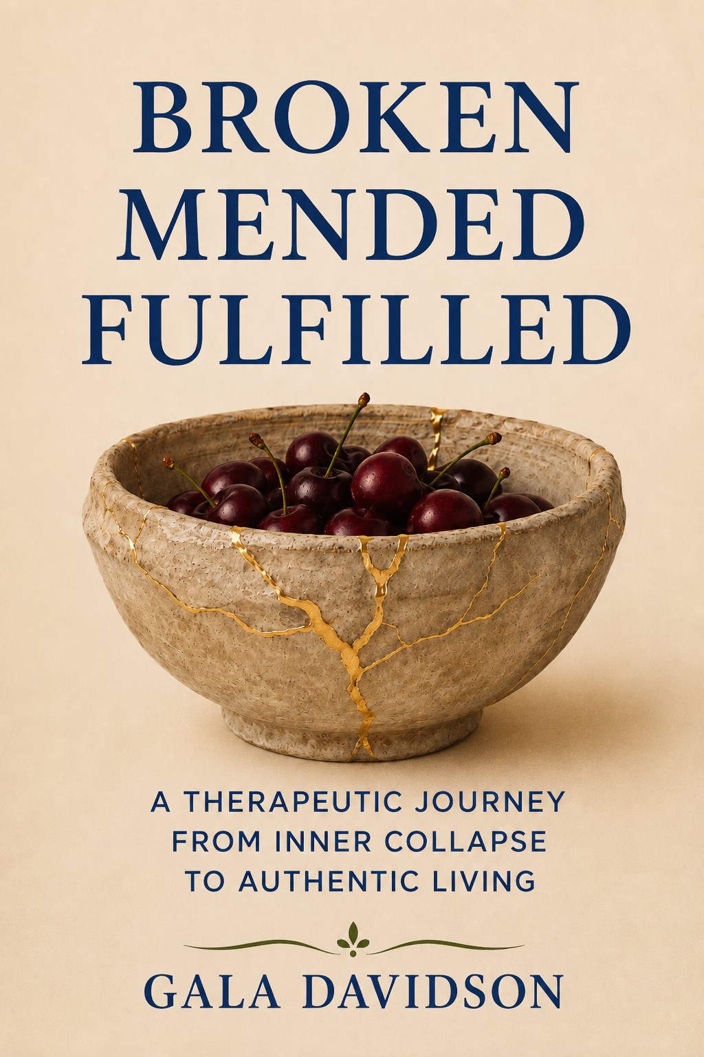 Broken. Mended. Fulfilled. book cover by Gala Davidson